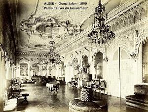 Alger - Palais Hiver du Gouverneur - Grand Salon - 1890